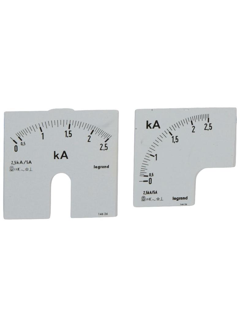 SKALA DO AMPEROMIERZA NA DRZWI 0-2500 A, Legrand