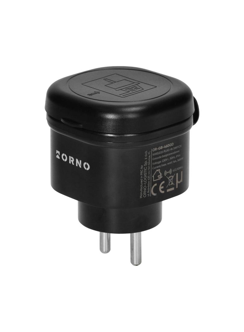 Zestaw bezprzewodowych mini gniazd sterowanych pilotem 2+1 IP44 ORNO