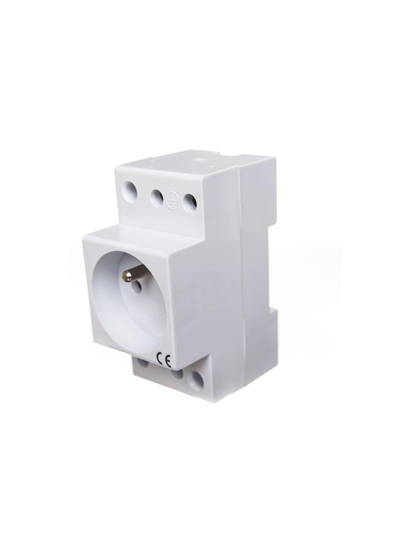 Gniazdo 16A 2P+Z na szynę