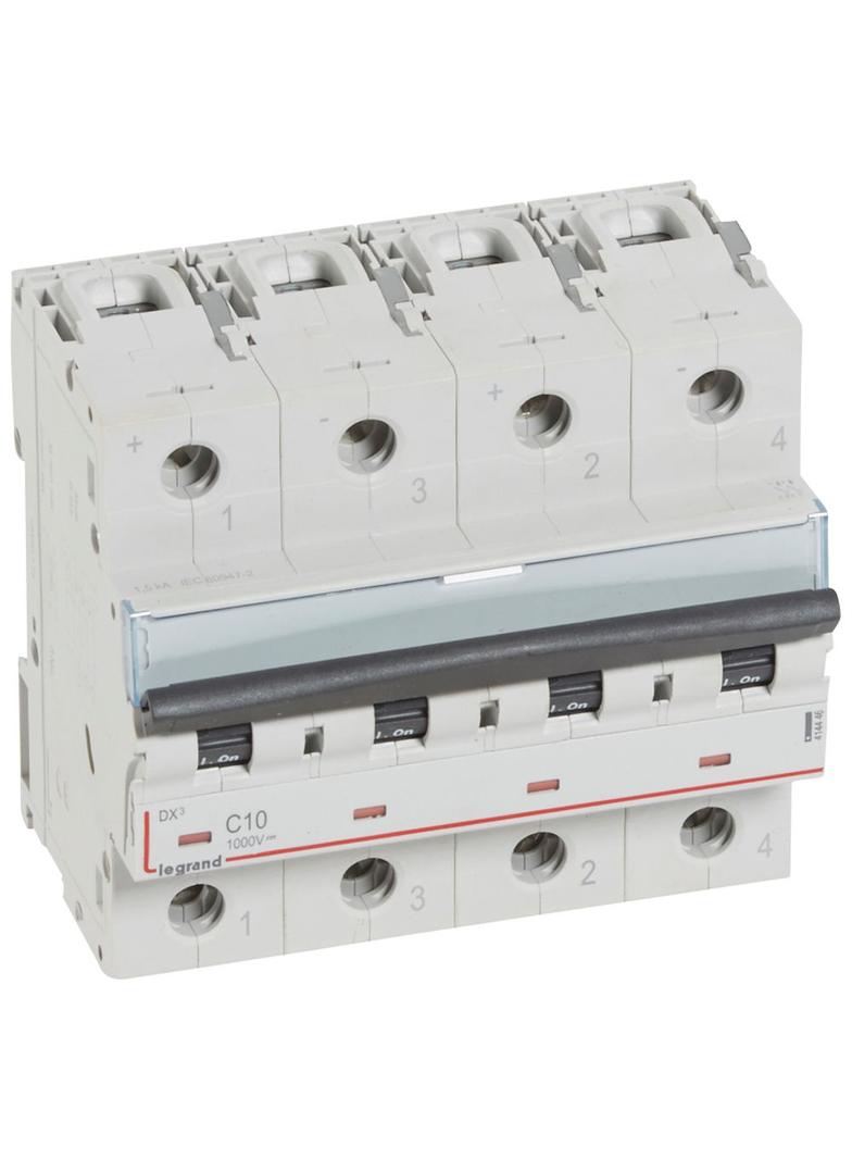 Wyłącznik Nadprądowy PV 2P 10A 1000VDC 414446 LEGRAND
