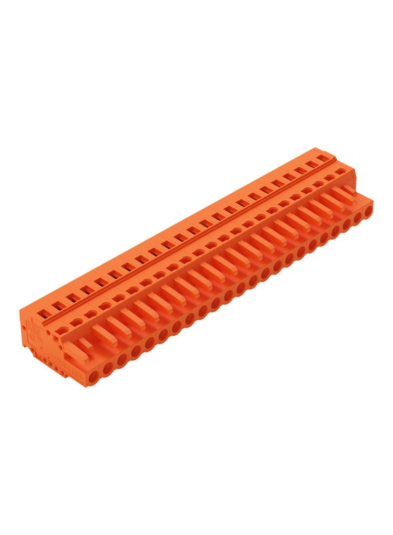 MCS-MIDI Classic gniazdo 23-bieg. pomarańczowe raster 5,08 mm /10szt./ WAGO