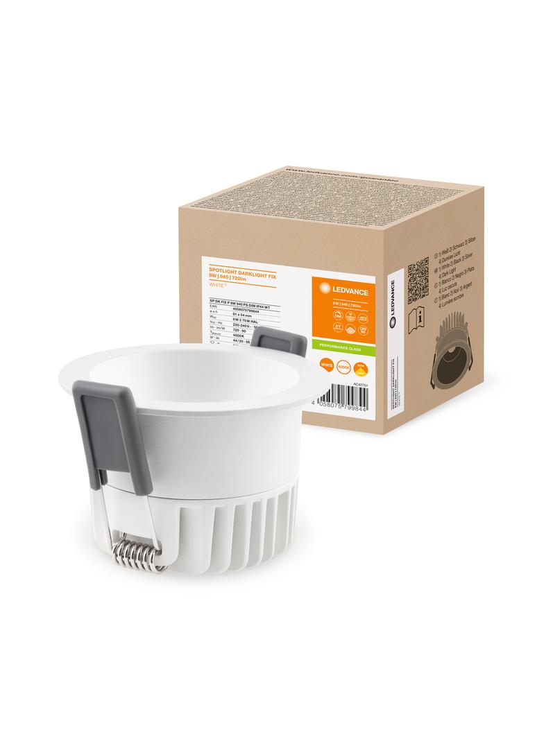 Oprawa SP DARKLIGHT FIX P 8W 940 PS DIM IP44 WT