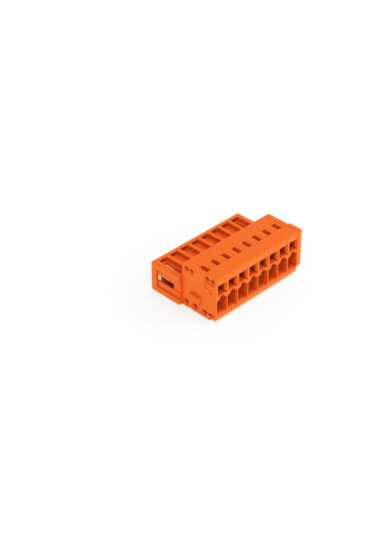 MCS-MINI Classic wtyk 8-bieg. pomarańczow raster 3,81 mm /50szt./ WAGO