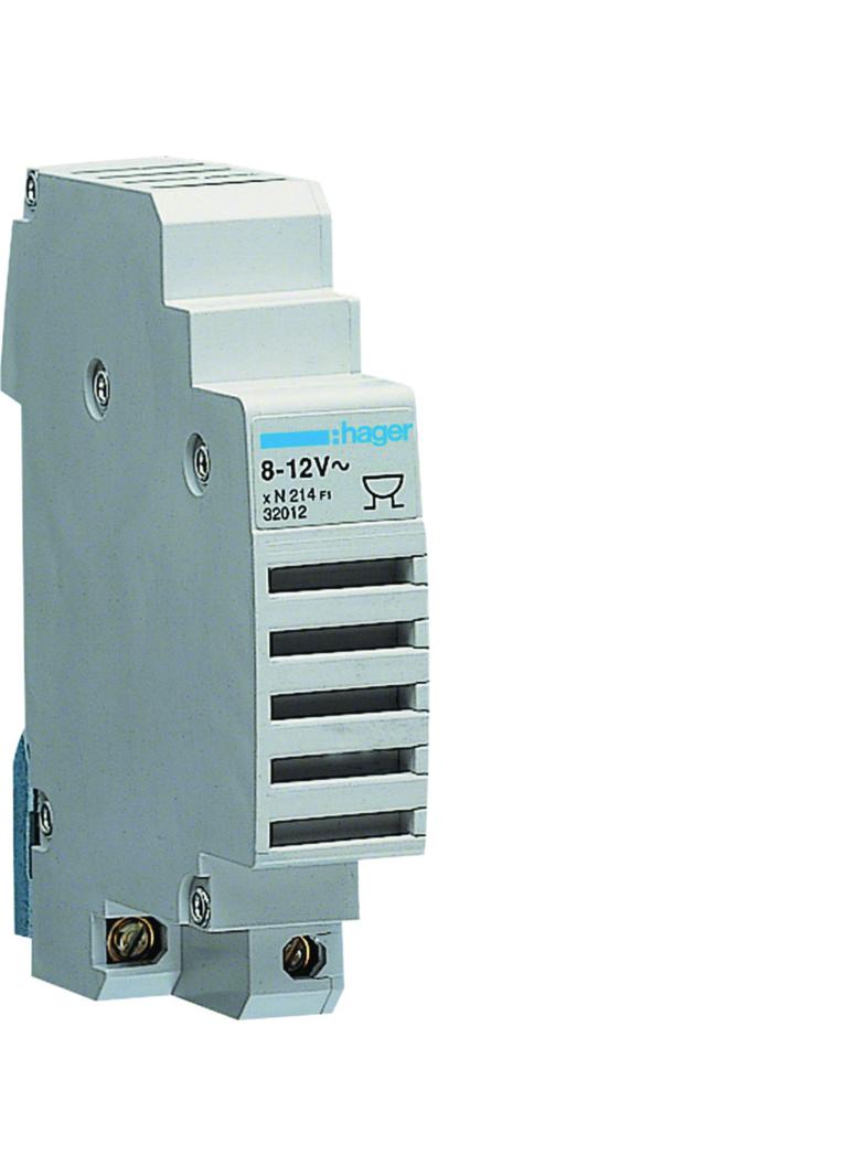 Brzęczyk modułowy 8-12VAC 0,33A 78dBA SU214 HAGER
