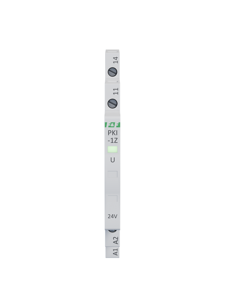 Przekaźnik interfejsowy styk zwierny 24 V AC/DC 1/3S TH-35 PKI-1Z-24V F&F
