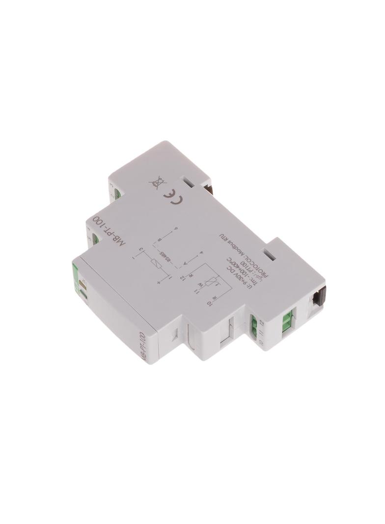 Przetwornik pomiaru temperatury z wyjściem MODBUS RTU dla PT-100 bez sondy MAX-MB-PT-100 F&F