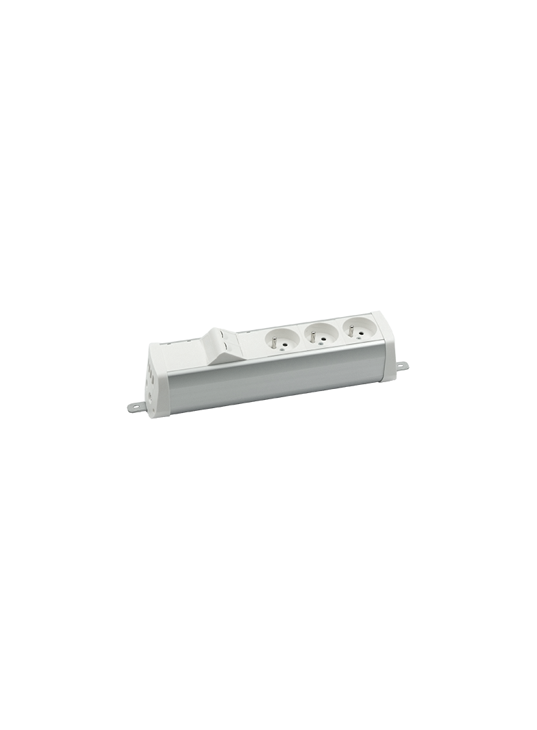 Simon 480 TS48-210E300K0-33 Listwa poszerzona 3 gn. typ E i płytka 2xRJ45 keystone złącze w układzi 48210E300K00000-33 KONTAKT