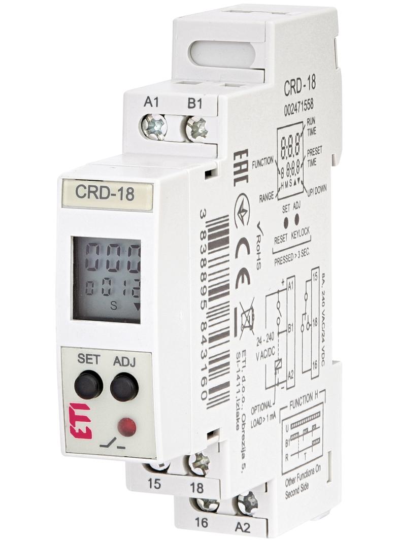 Przekaźnik czasowy 18 funkcji z LCD CRD-18 002471558 ETI