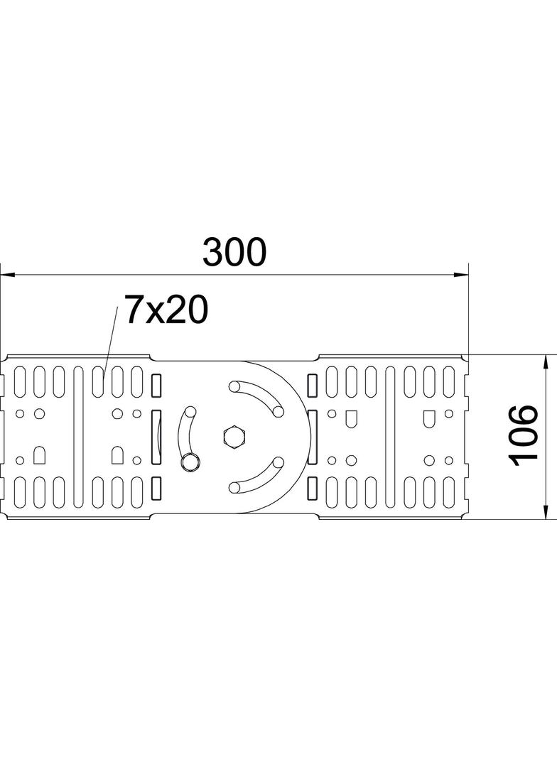 RGV 110, ŁĄCZNIK PRZEGUBOWY SH 110MM VA