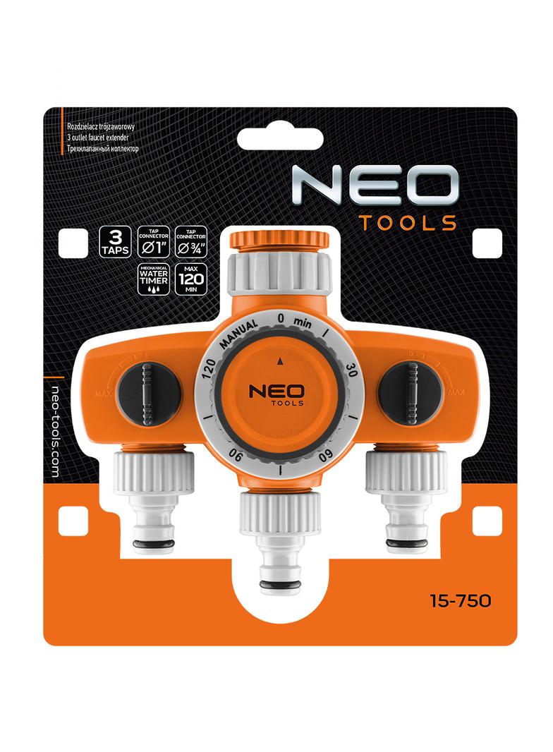 Rozdzielacz trójzaworowy, 2 wyjścia z blokadą, jedno z wyłącznikiem czasowym