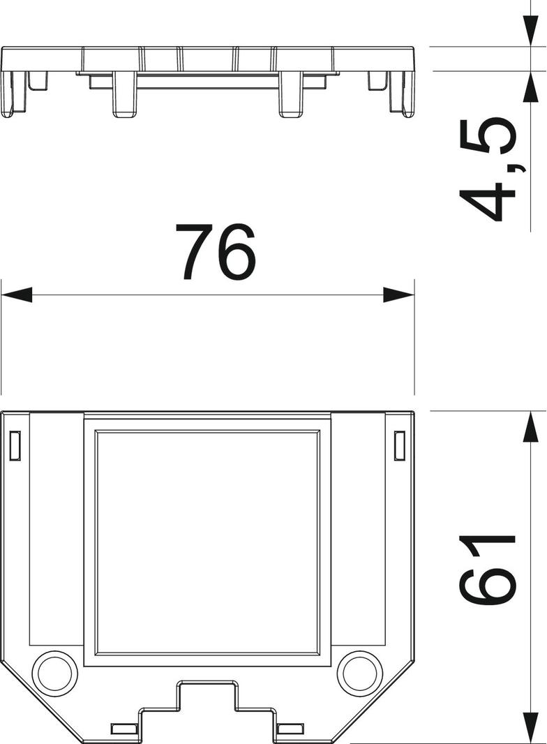 UT34 P1, Ramka montażowa