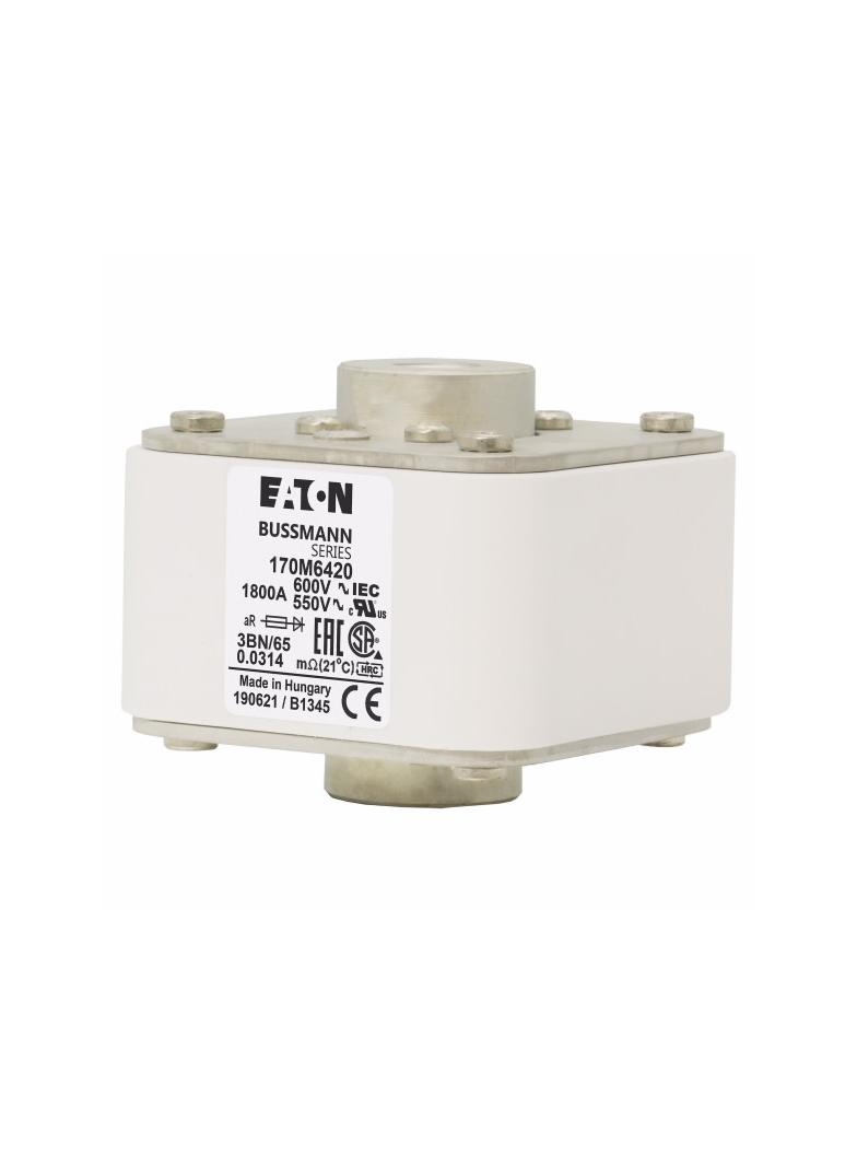 FUSE 1800A 600V 3BN/65 AR UR Wkładka szybka 1800A AC 600V rozmiar 3 76x92x53 mm aR IEC UL 170M6420 E