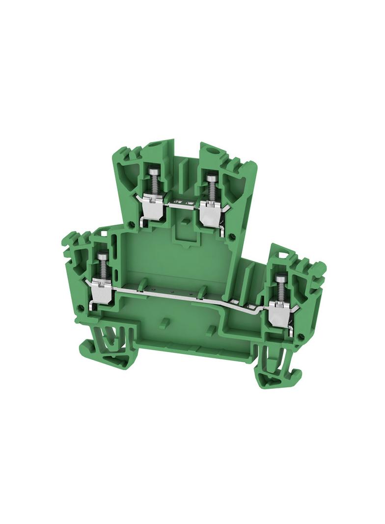 WDK 2.5 ZQV GN Złączka szynowa przelotowa /100szt./ WEIDMULLER