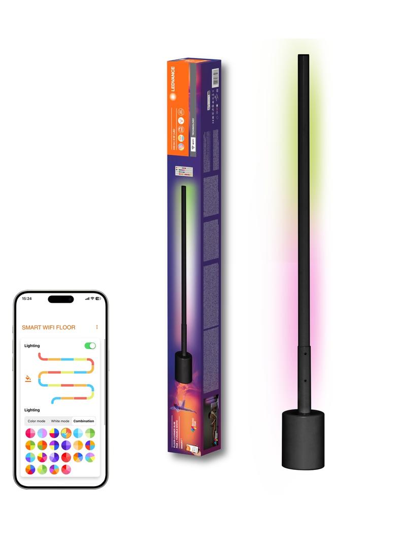 Oprawa SMART WIFI FLOOR CORNER SLIM RGBTWBK