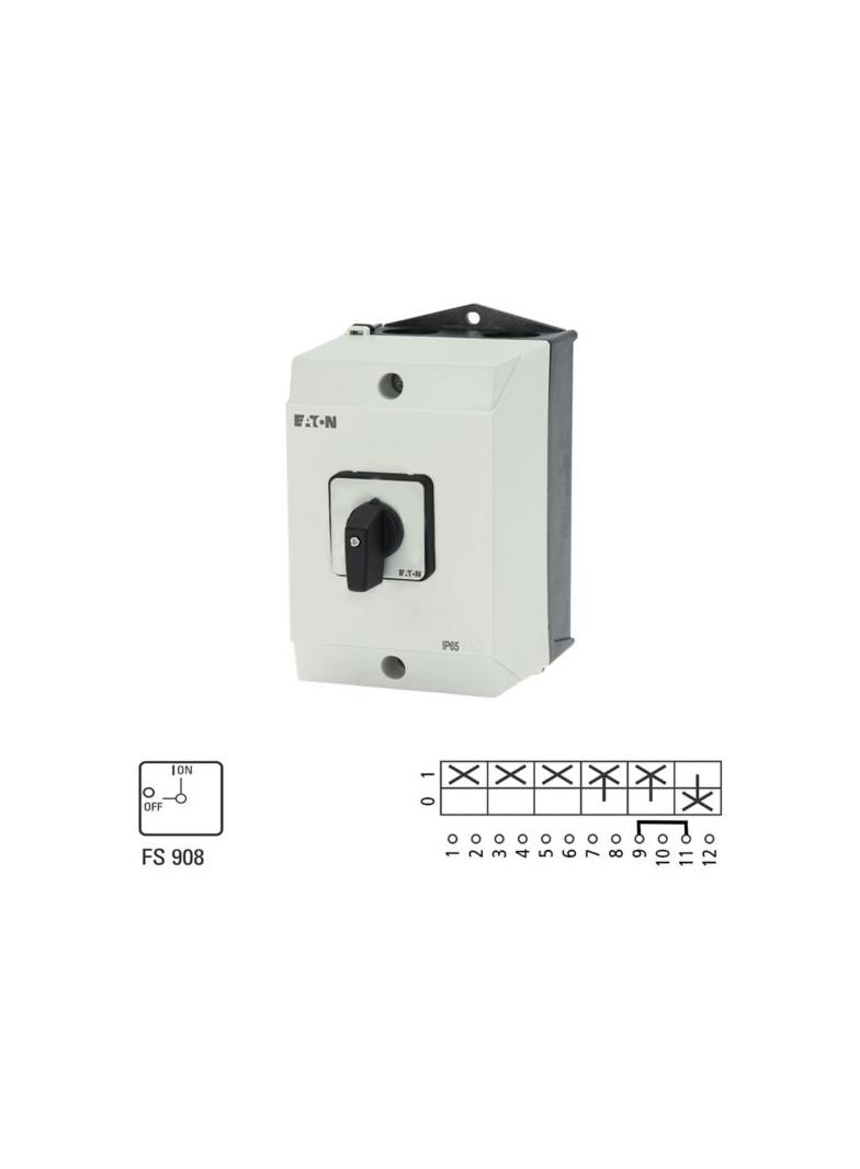 T3-3-8901/I2 Łącznik krzywkowy 32A 13kW 231951 EATON