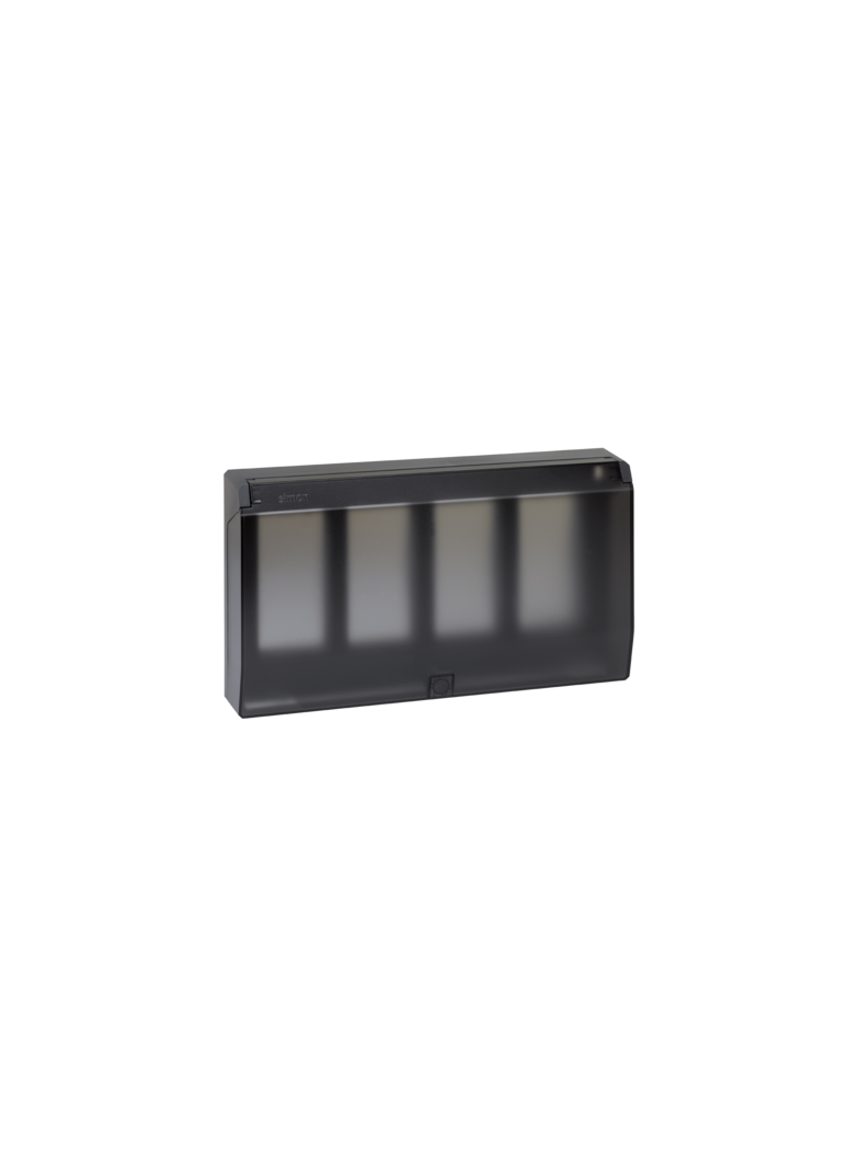 Simon Connect Ramka obudowy S500 z pokrywą 4-modułowa 8x K45 szary grafit 51040104-038 KONTAKT