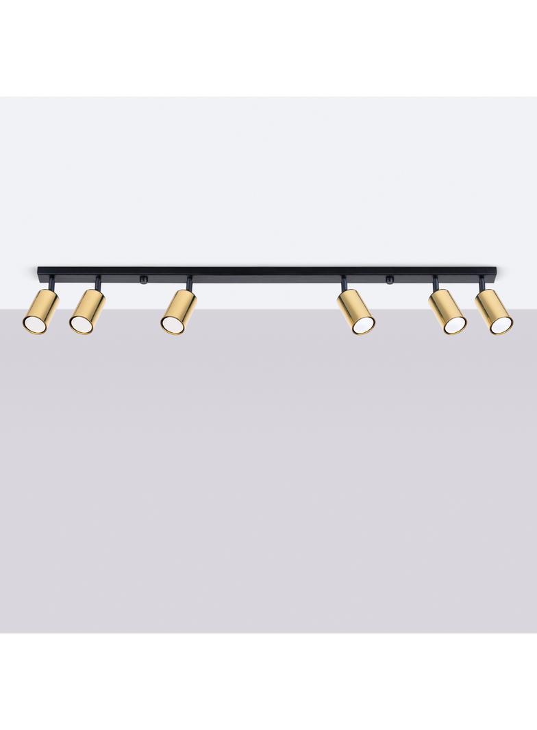 Plafon WINX 6L czarny/złoty