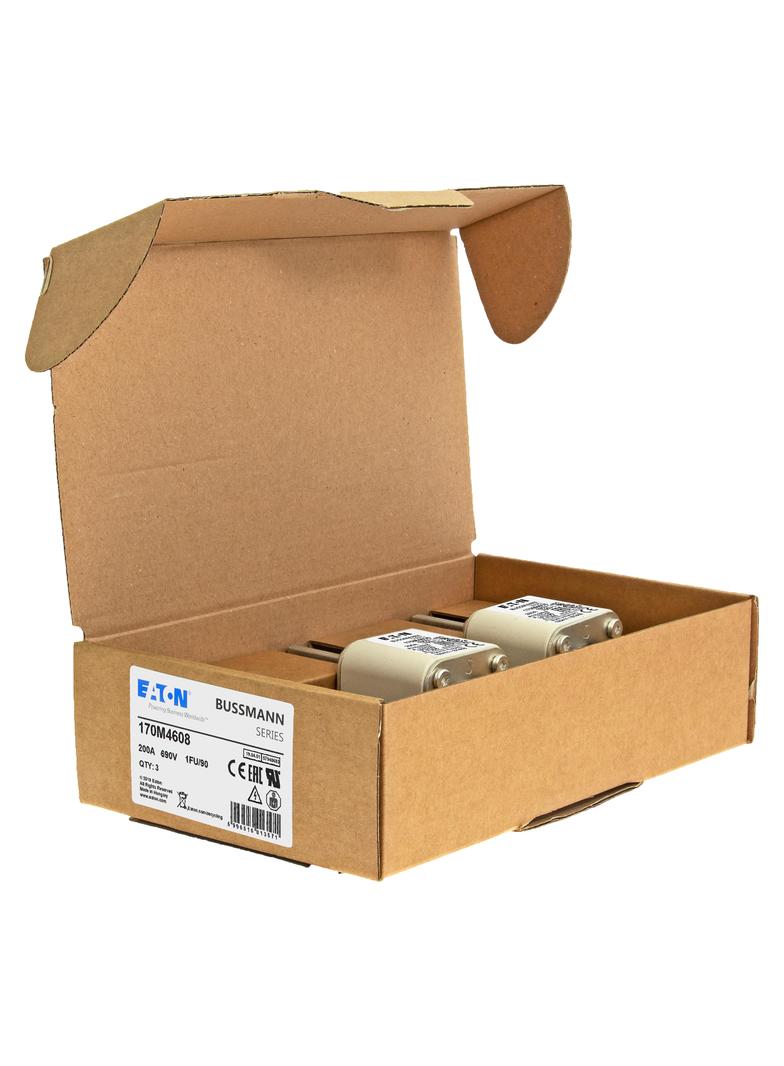 FUSE 200A 690V 1FU/90 AR UC Wkładka szybka 200A AC 690V rozmiar 1 53x69x136 mm aR IEC UL 170M4608 EA