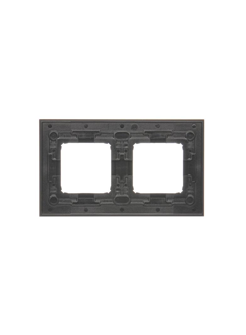 Simon 54 Nature Ramka 2-krotna Nature-Metal INOX YIN IP20/IP44* (*IP44-należy zastosować zestaw uszczelek DUN2) DRN2/78 KONTAKT