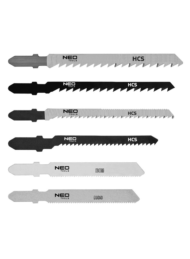 Brzeszczoty do wyrzynarki, uchwyt typu T, 6 szt.