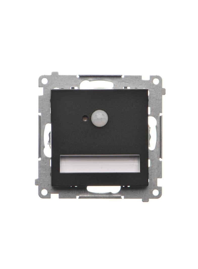 Simon 55 Oprawa oświetleniowa LED 14V z czujnikiem ruchu (0,78 W) Barwa zimna biała 5900K Czarny mat