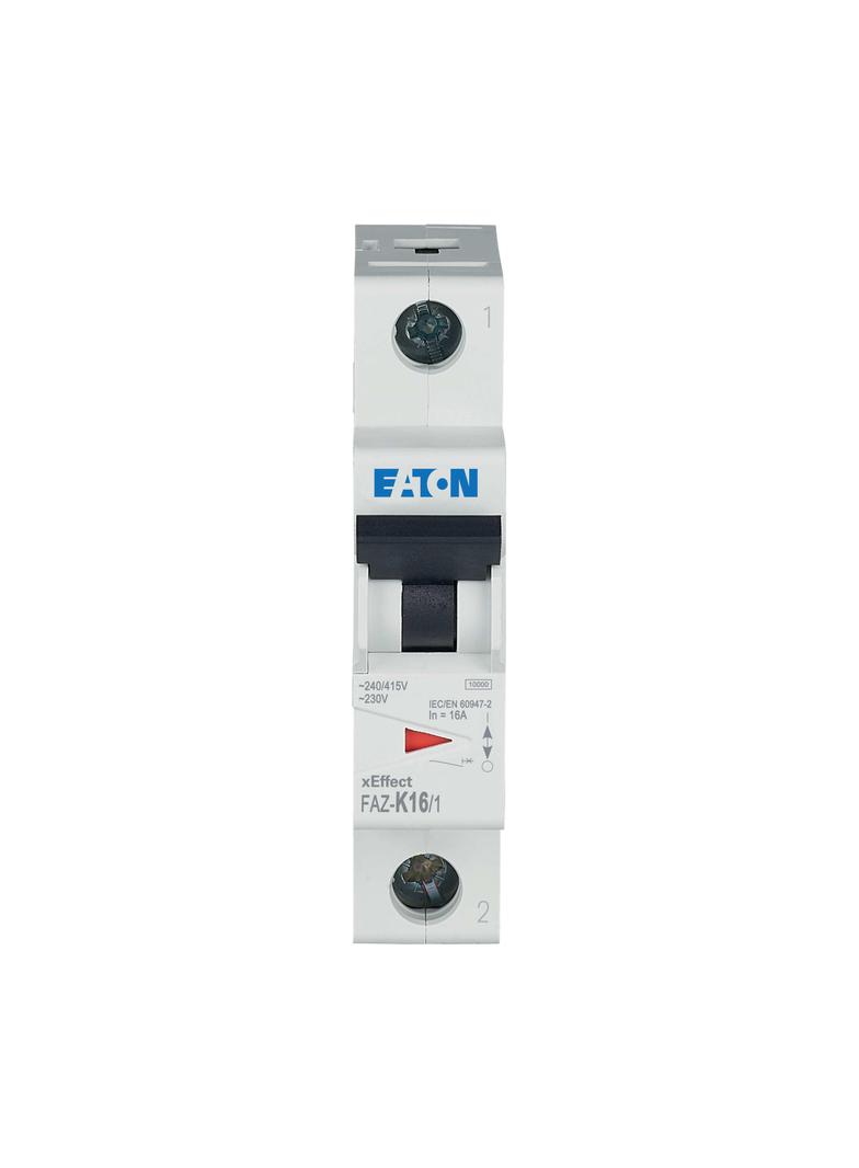 FAZ-K16/1 Wyłącznik nadprądowy 10kA K16A 1P 278599 EATON