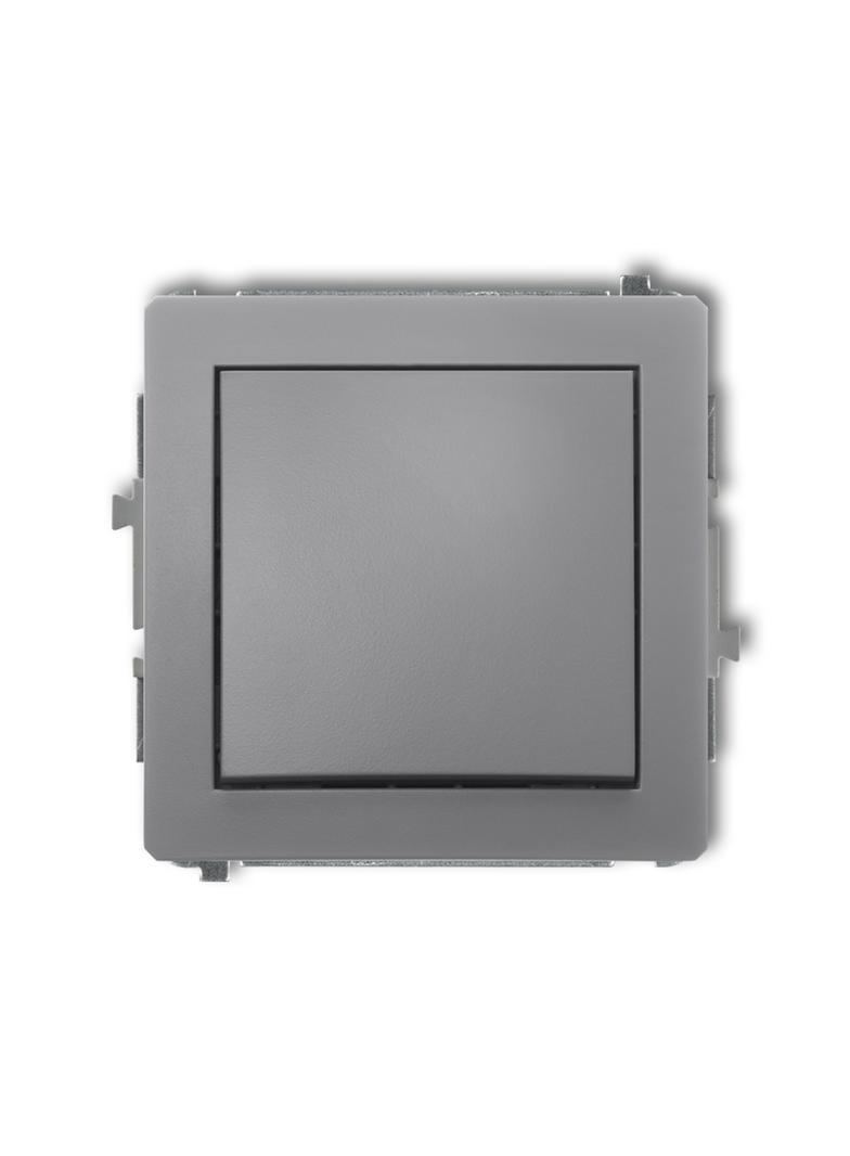 DECO Mechanizm łącznika jednobiegunowego szary mat