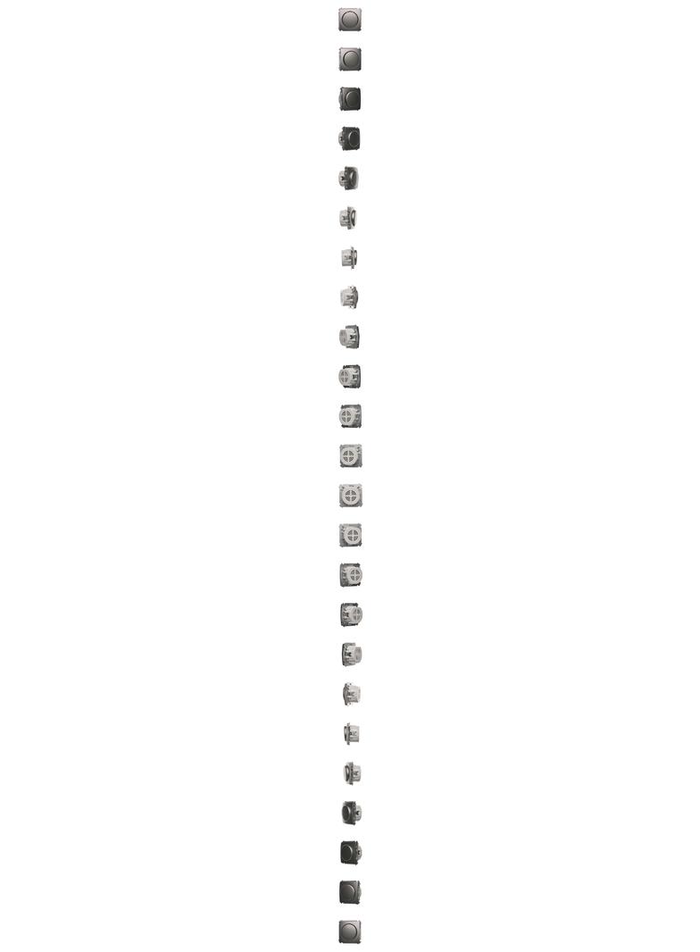 Simon Basic Ściemniacz naciskowo-obrotowy jednobiegunowy do LED ściemnialnych 230V stal inox BMS9L.01/21 KONTAKT