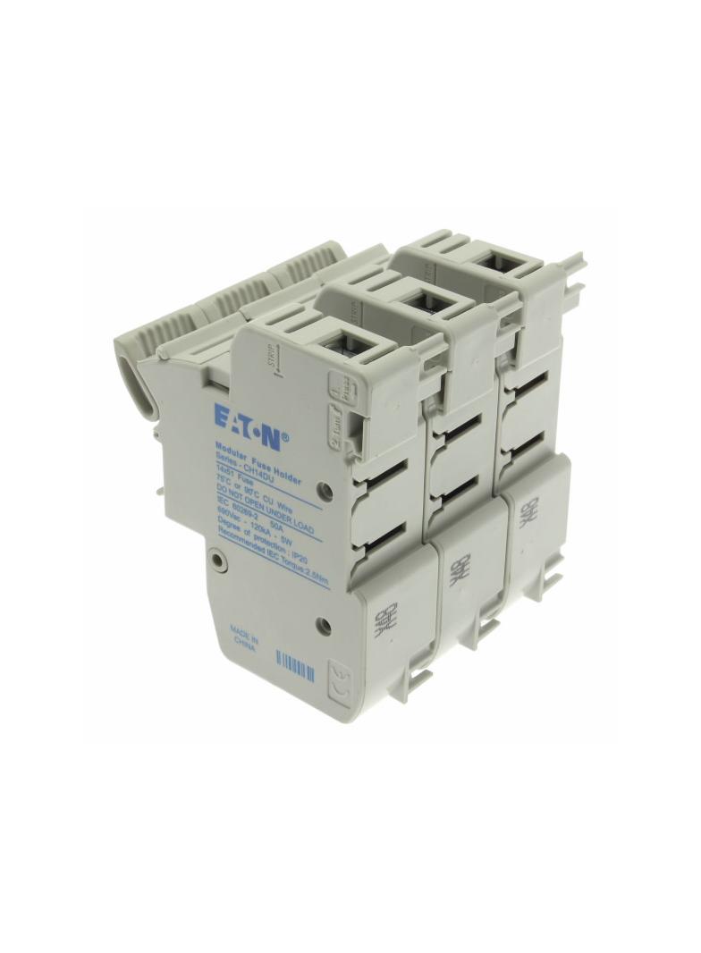 3 pole 14x51 MFH Podstawa wkładki cylindrycznej 14x51 3P 50A 690VAC CH143DU EATON