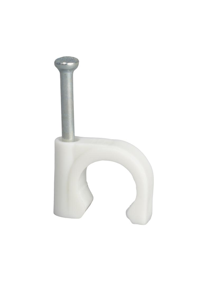 Uchwyt kablowy okrągły-10 mm FLOP-10 (100szt) 27.10 OPATÓWEK