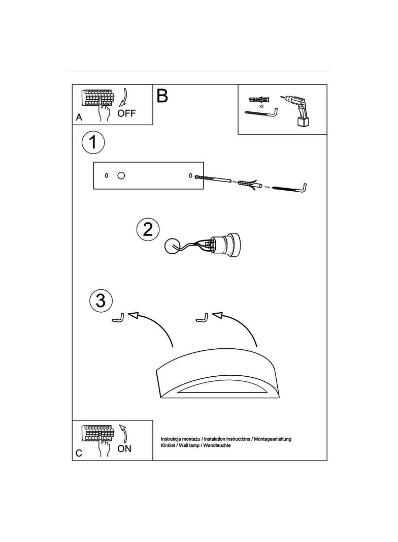 Kinkiet Ceramiczny ATENA 20