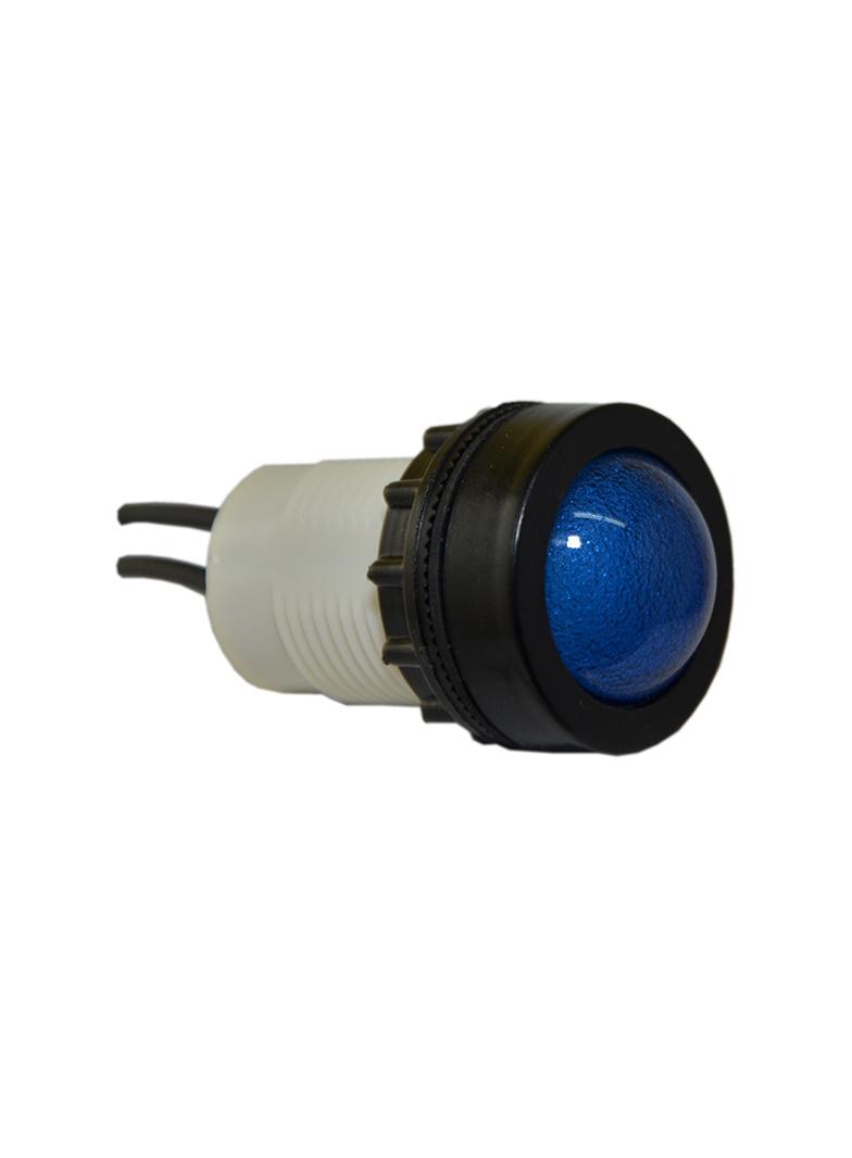 Lampka D22PB 24V-230V niebieska