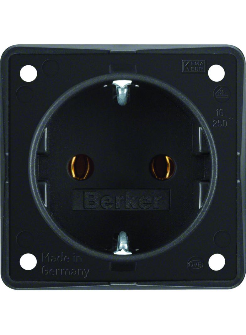 BERKER Integro Flow Gniazdo SCHUKO cz 947782503 HAGER