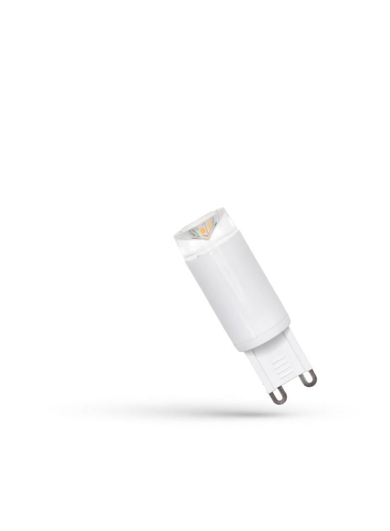 LED G9 230V 3W WW mleczna