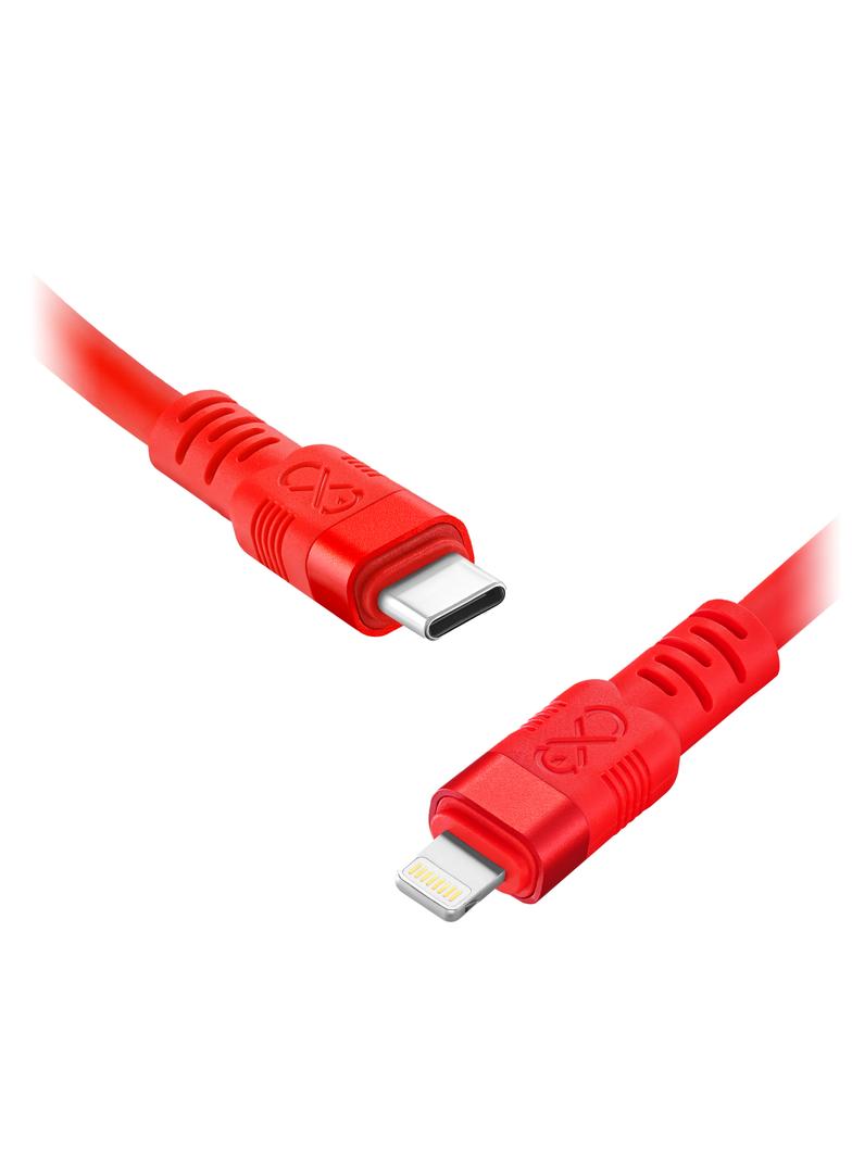 Kabel USB-C - Lightning eXc WHIPPY Pro, 2M (29W, szybkie ładowanie), kolor mix