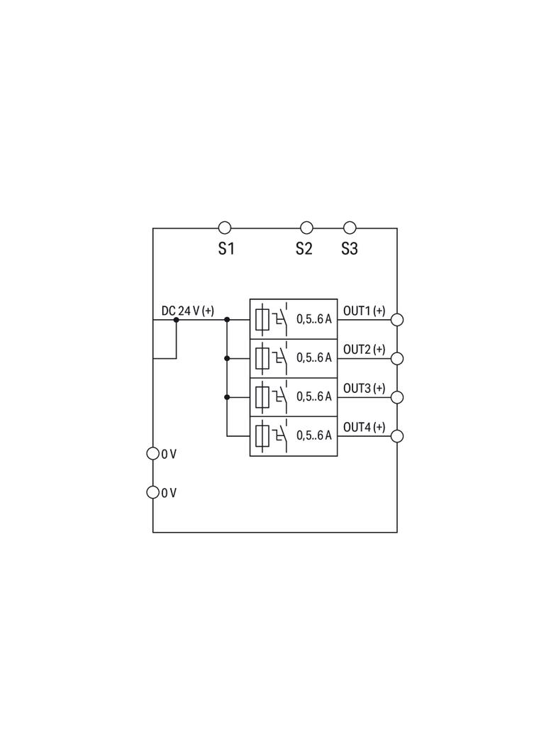 EPSITRON zabezpieczenie elektron. 24 V DC 4 x 6A WAGO