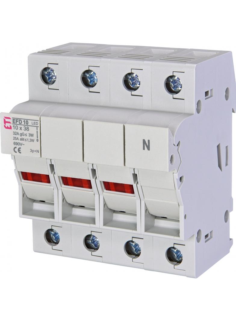 Rozłącznik bezpiecznikowy EFD 10 3P+N LED 002540015 ETI