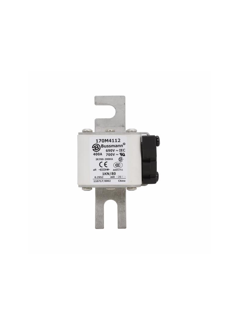 400A 690V 1KN/80 aR INDICATOR FUSE Wkładka szybka 400A AC 690V DIN 1 53x69x108 mm aR DIN 170M4112 EA