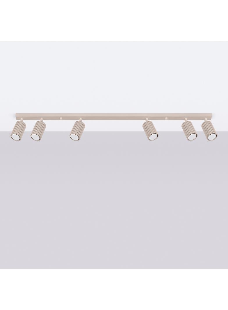 SOLLUX Plafon KARBON 6L taupe ; SL.1766