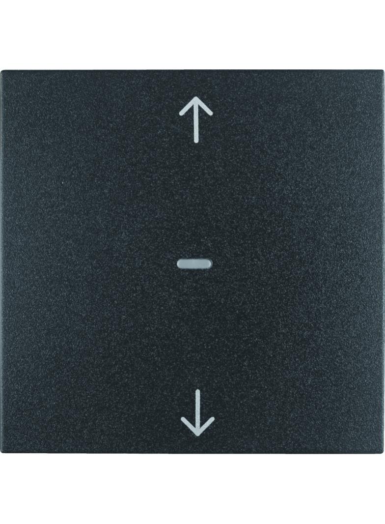 BERKER B.X/S.1 Przycisk żaluzjowy komfort do sterownika żaluzjowego antracyt 85241185 HAGER