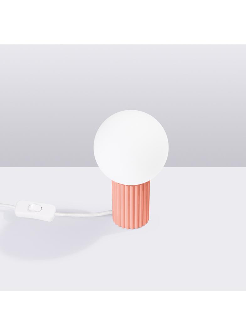 Lampa biurkowa HALO brzoskwiniowa