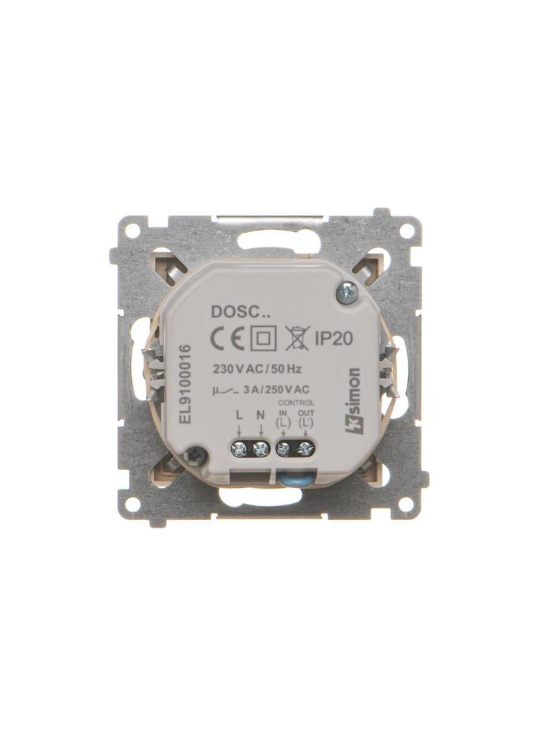 Simon 54 Oprawa oświetleniowa LED z czujnikiem ruchu 230V AC 1.4 W białe neutralne 4000 K kremowy