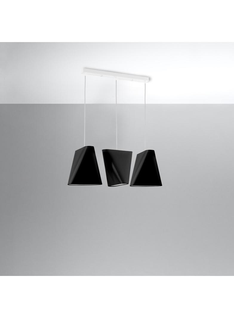 Sollux Żyrandol BLUM 3 czarny SL.0772