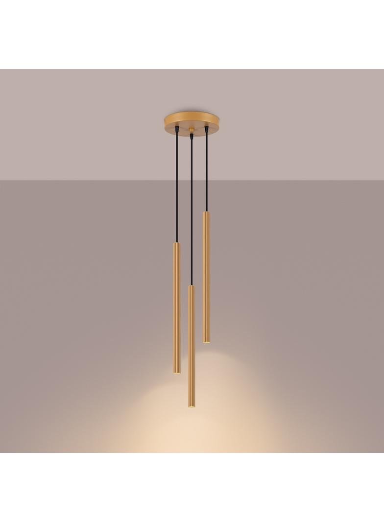 Lampa wisząca ARCHE 3P złota