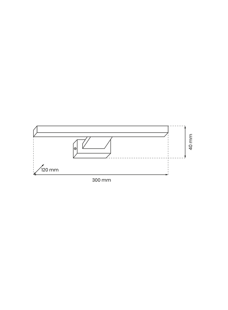 Milagro kinkiet łazienkowy nad lustro LED Shine Chrome 7W 490lm 4000K IP44 ML029