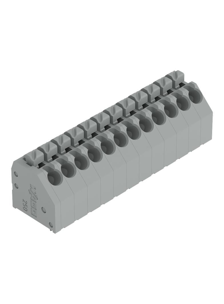 listwa zaciskowa do pł. drukowanych 12-bieg. szara raster 3,5 mm /25szt./ WAGO