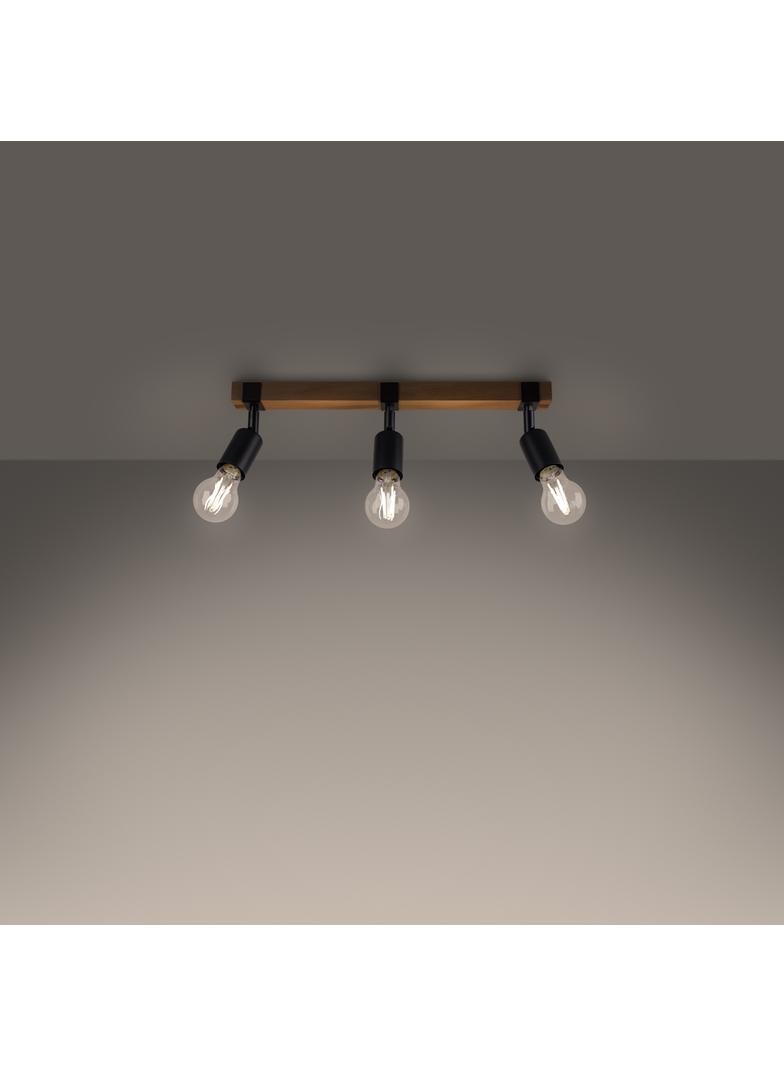 Sollux Plafon ZUCA 3 czarny SL.1297