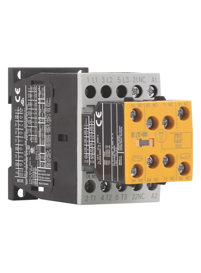 DILMS12-R23(24VDC) Stycznik mocy safety 12A 3P + 2Z + 3R sterowanie DC 191723 EATON