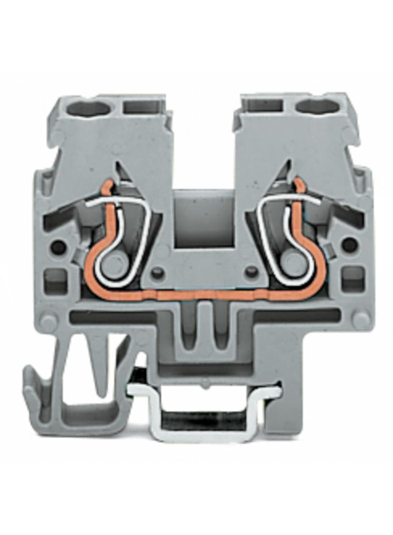 złączka 2-przewodowa 2,5 mm2 pomarańczowa