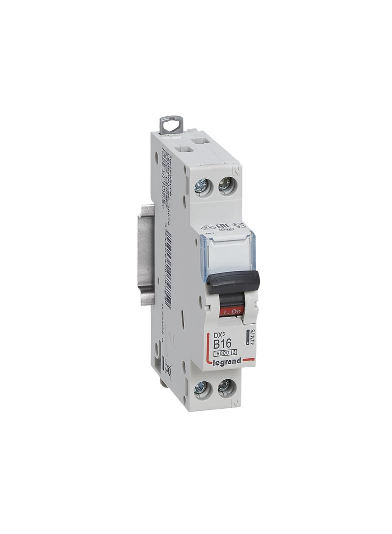 Wyłącznik Nadprądowy S 301N 1P+N B 16 6kA DX3 407475 LEGRAND